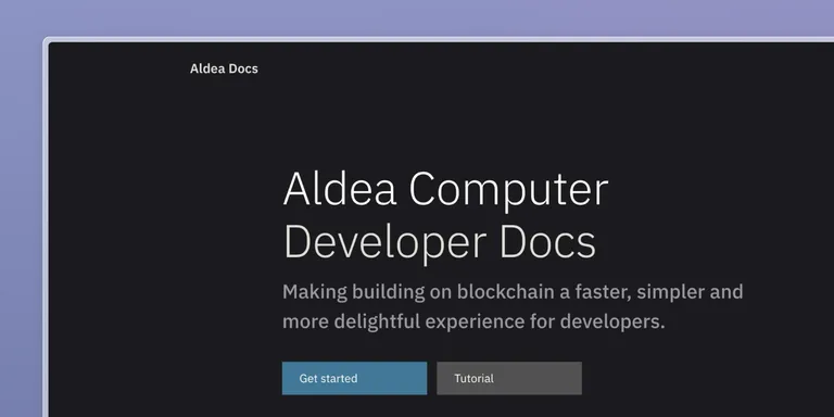 Aldea Computer docs